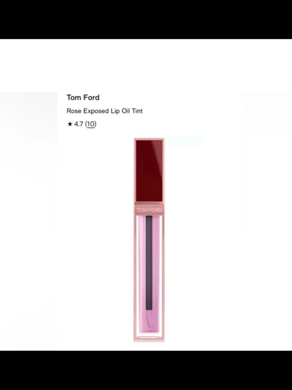 Tom Ford Rose Tint Lip Oil Limited Edition Rose Tint NWOB✨ FREE GIFT ✨